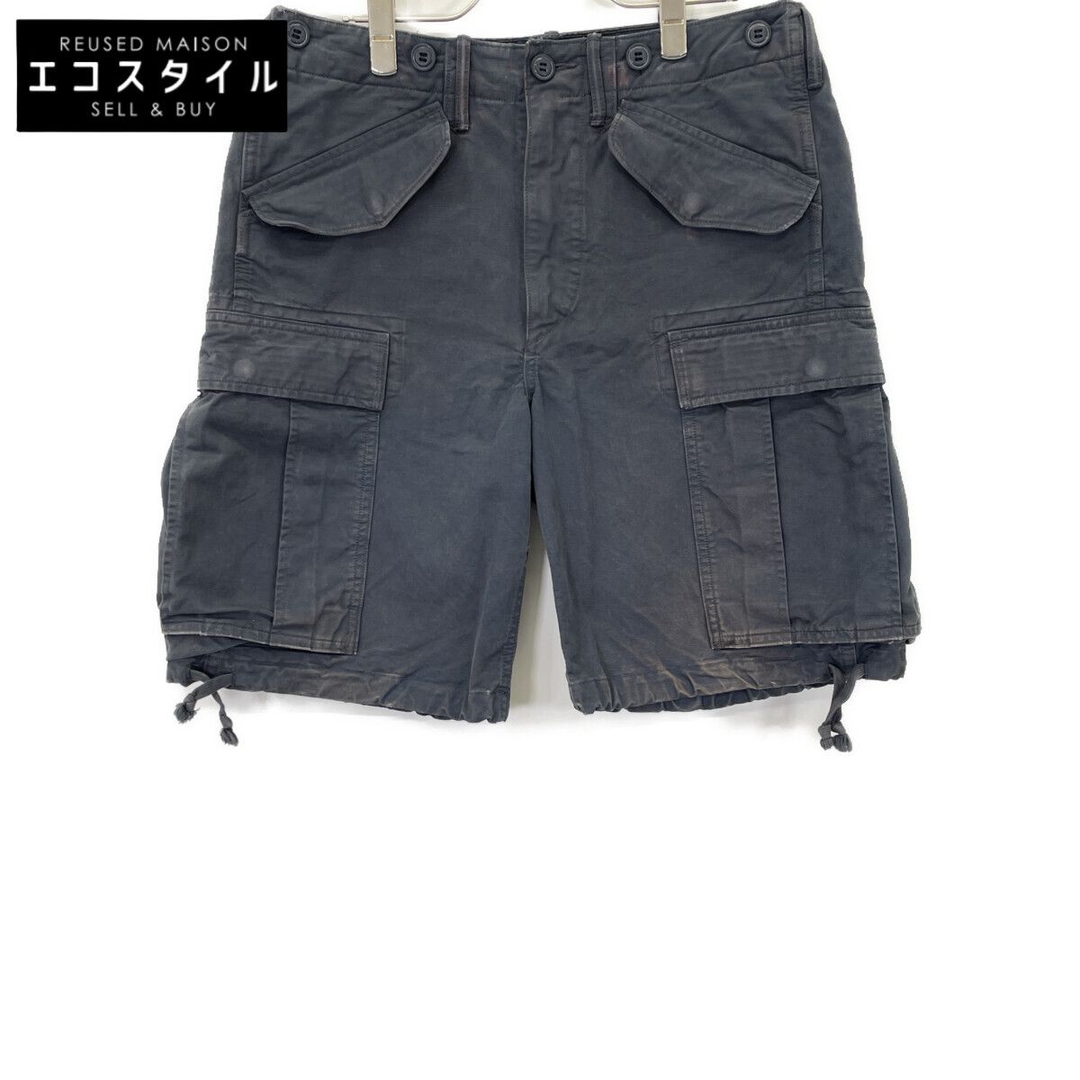 RRL　ダブルアールエル　ネイビー M-51 インディゴ染 カーゴショートパンツ　30