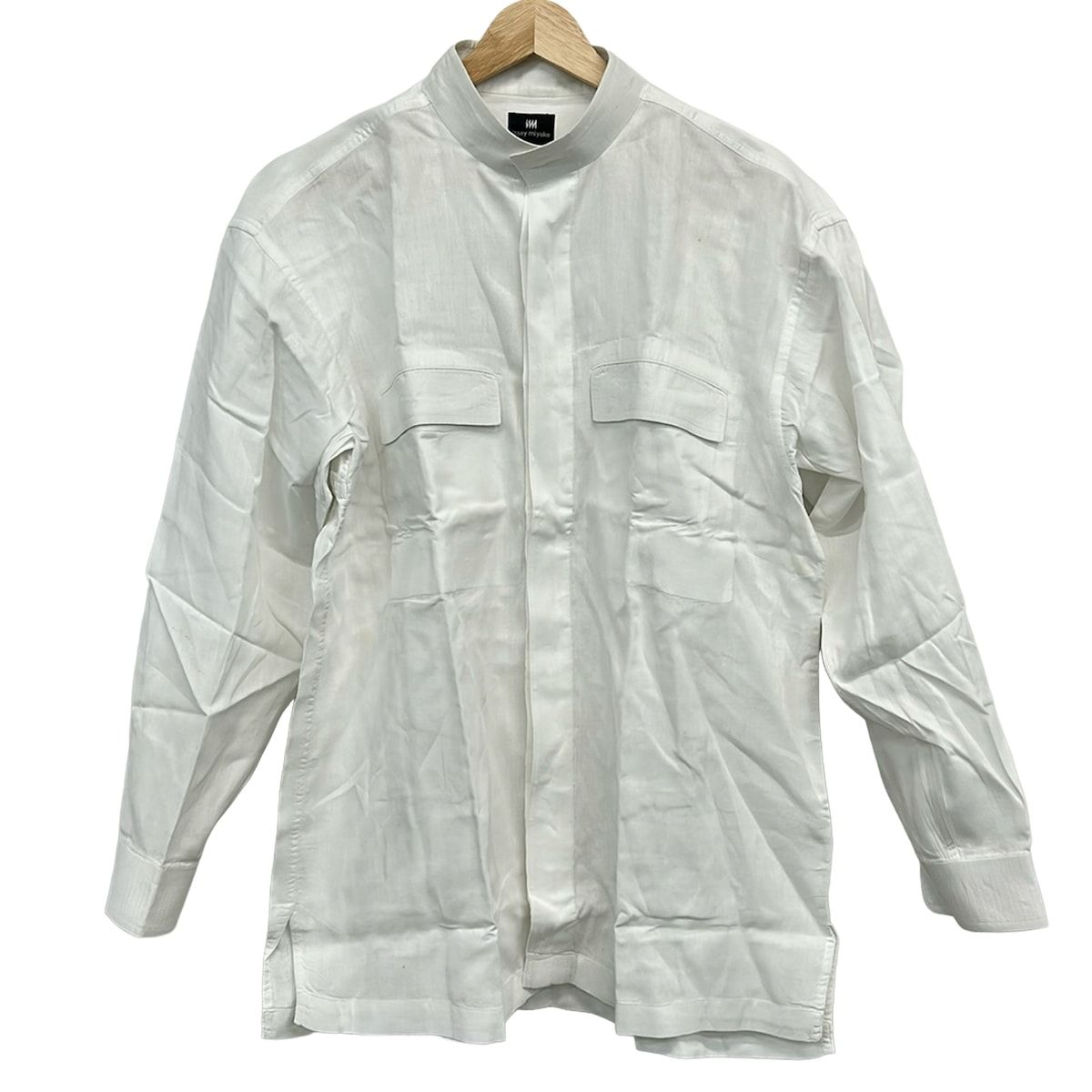 ISSEYMIYAKE(イッセイミヤケ) 長袖シャツ サイズM メンズ - 白