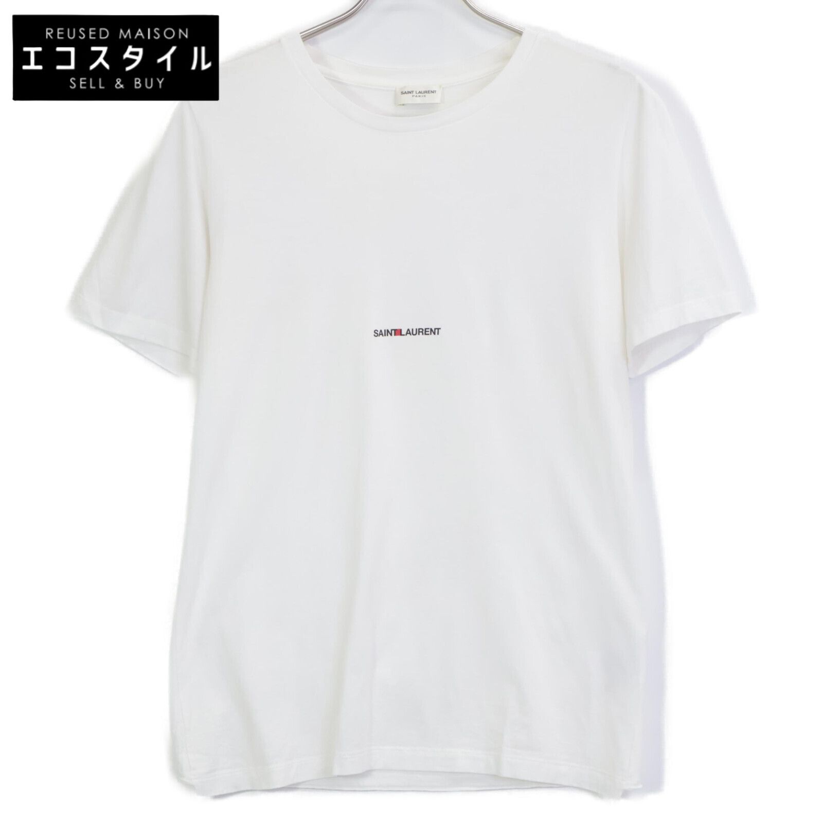 SAINT LAURENT PARIS サンローランパリ 17年 464572 ホワイト コットン 