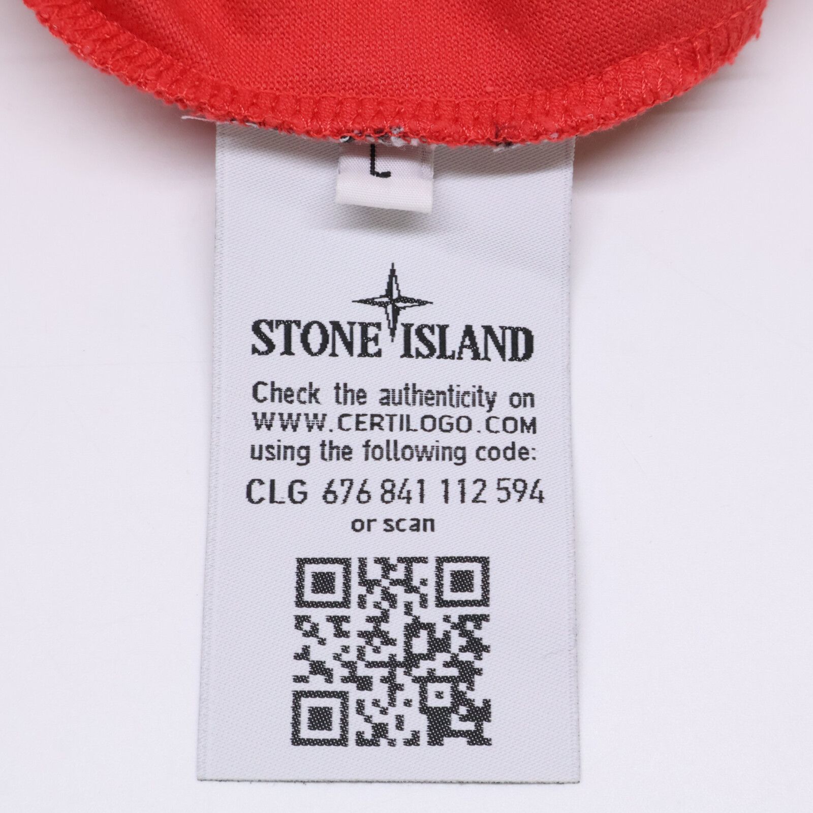 STONE ISLAND ストーンアイランド 鹿の子 スリムフィット スクエアロゴ