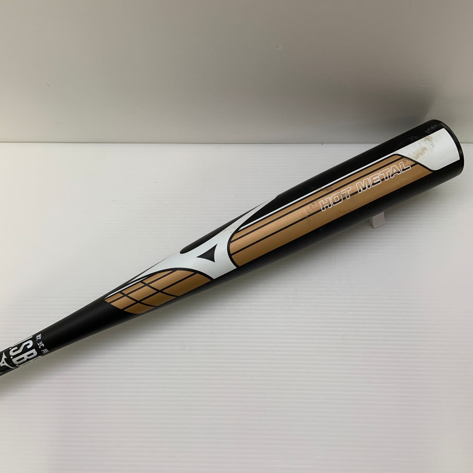 ミズノ MIZUNO ホットメタル 軟式 大人 一般 金属製バット 1CJMR185 中古 野球 8000