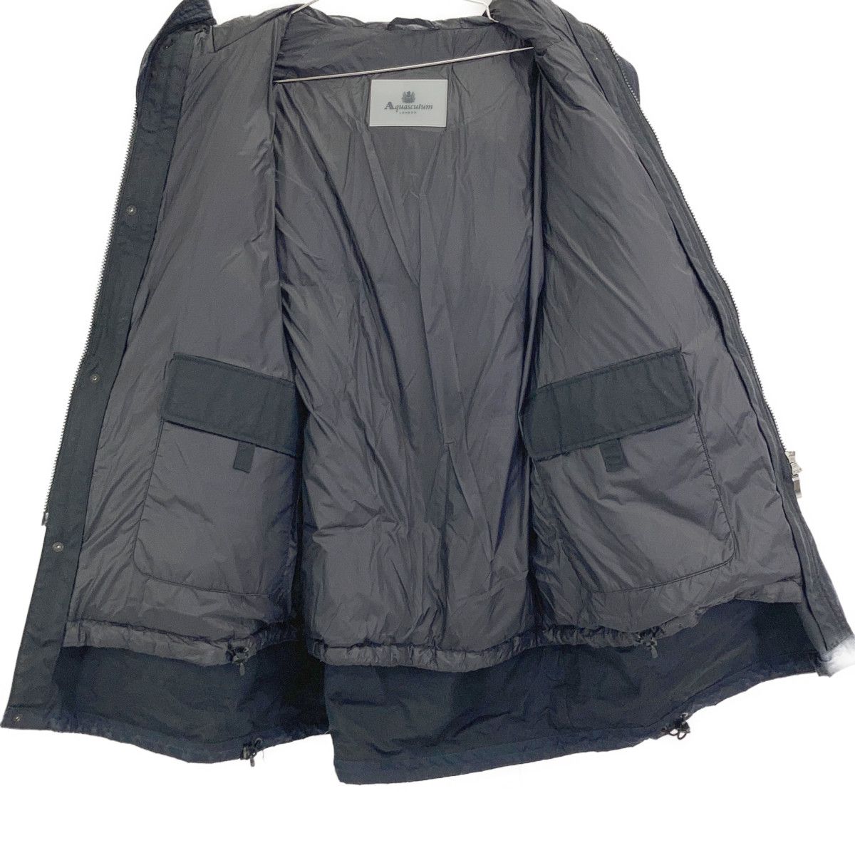 Aquascutum アクアスキュータム ネイビー 2201412007 ダウン 3WAY
