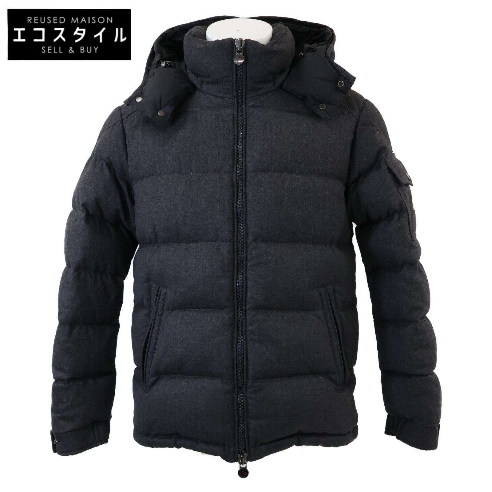 MONCLER　モンクレール　MONTGENEVRE モンジュネーブル フーデッドダウンジャケット　1