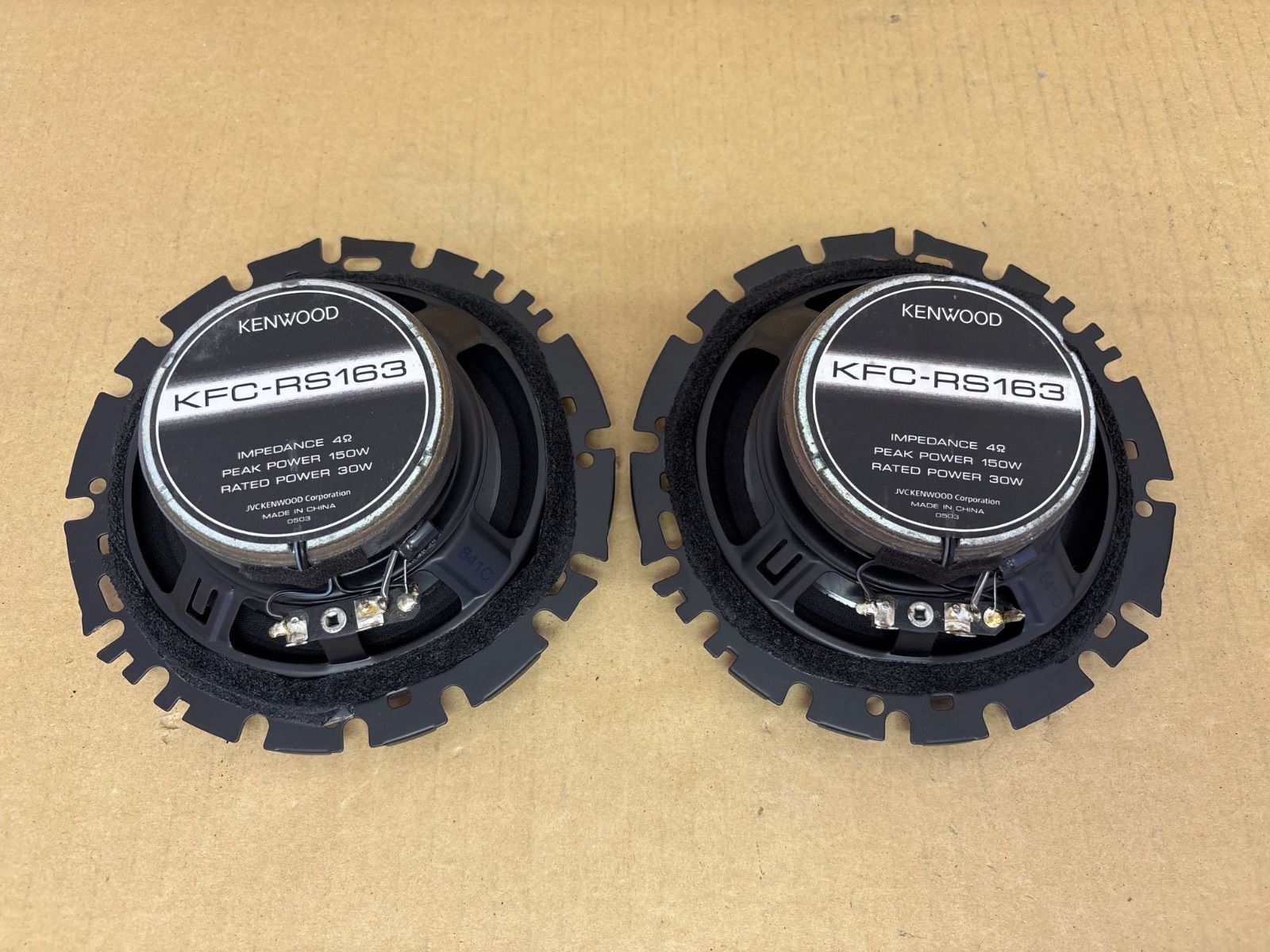 KENWOOD KFC-RS163 コアキシャルスピーカー 16cm 2個 - メルカリ