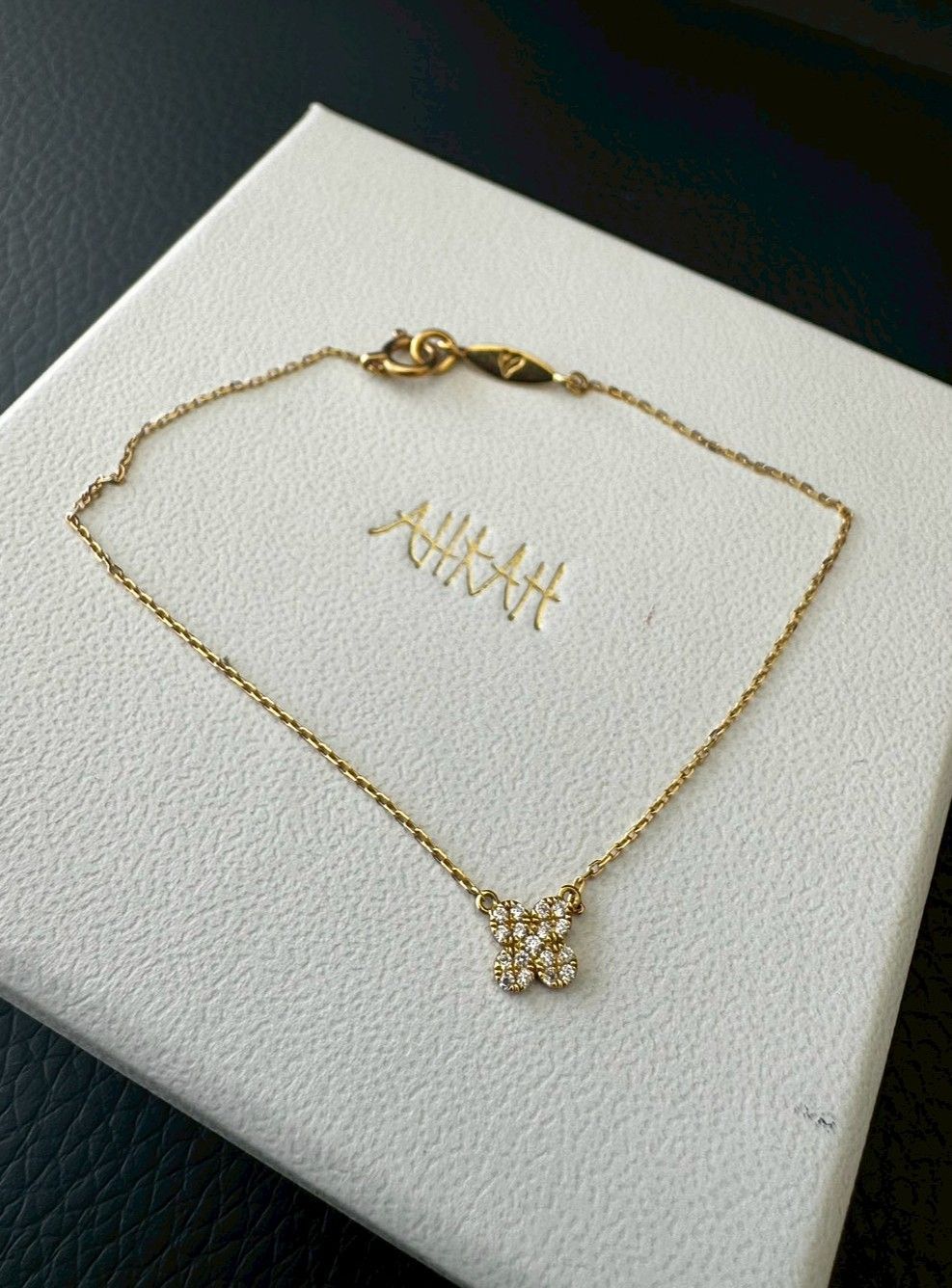 AHKAH アーカー ダイヤ ブレスレット YG 27,740円
