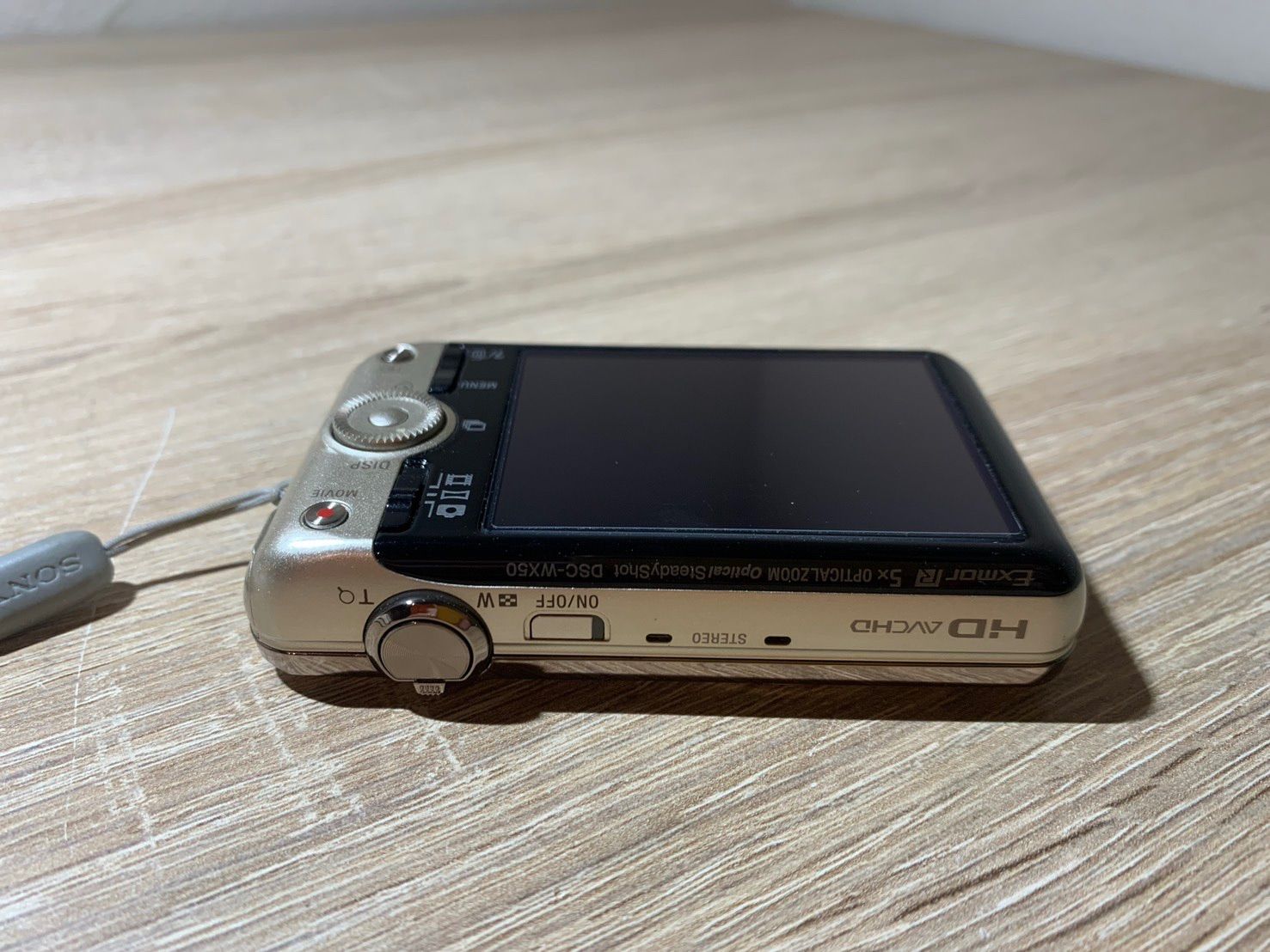 1065 Sony Cyber-shot DSC-WX50 ゴールド デジカメ 動作確認済み 【ネ 