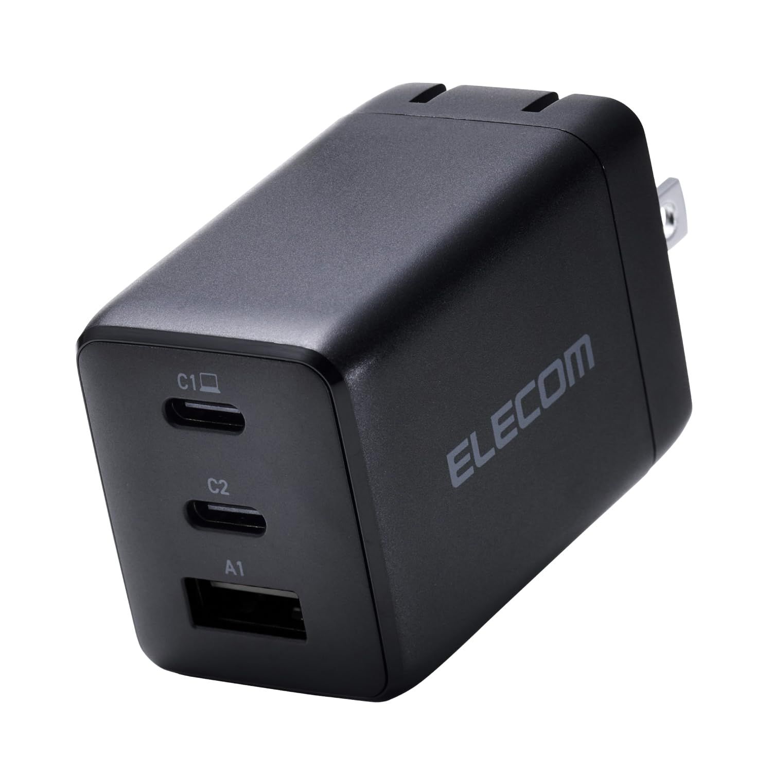エレコム 充電器 合計65W 3ポート Type-C USB-A USB PD対応 スイング式プラグ採用 ブラック EC-AC10367BKkoe 06e0956f｜その他