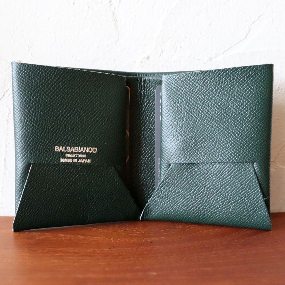 NOBLESSA DarkGreen ミニウォレット ハンドメイド 本革 nwg9161