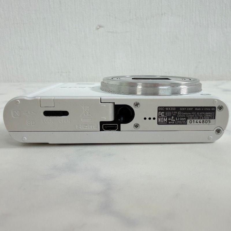 SONY Cyber-shot デジタルカメラ DSC-WX350 ホワイト 528K - メルカリ