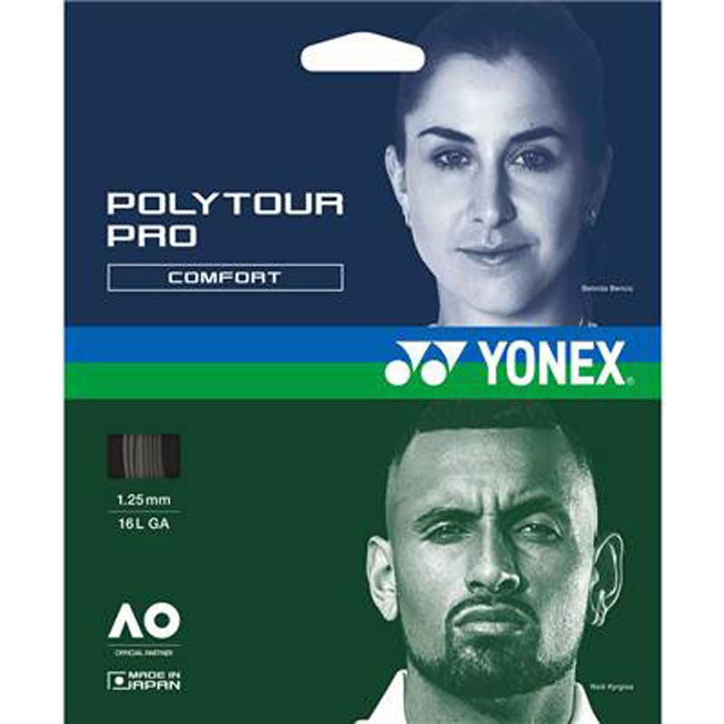 YONEX(ヨネックス) ポリツアープロ 130 硬式テニス ストリングス 硬式テニスストリングス PTP130R2、(278)グラファイト