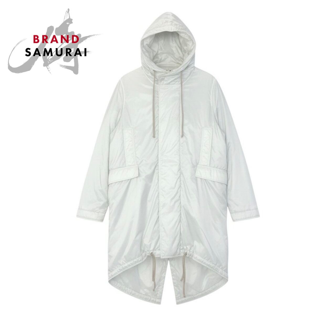 Rick Owens リックオウエンス ダークシャドウ モッズコート ナイロンジャケット オフホワイト モッズコート メンズ A3-00101【中古】