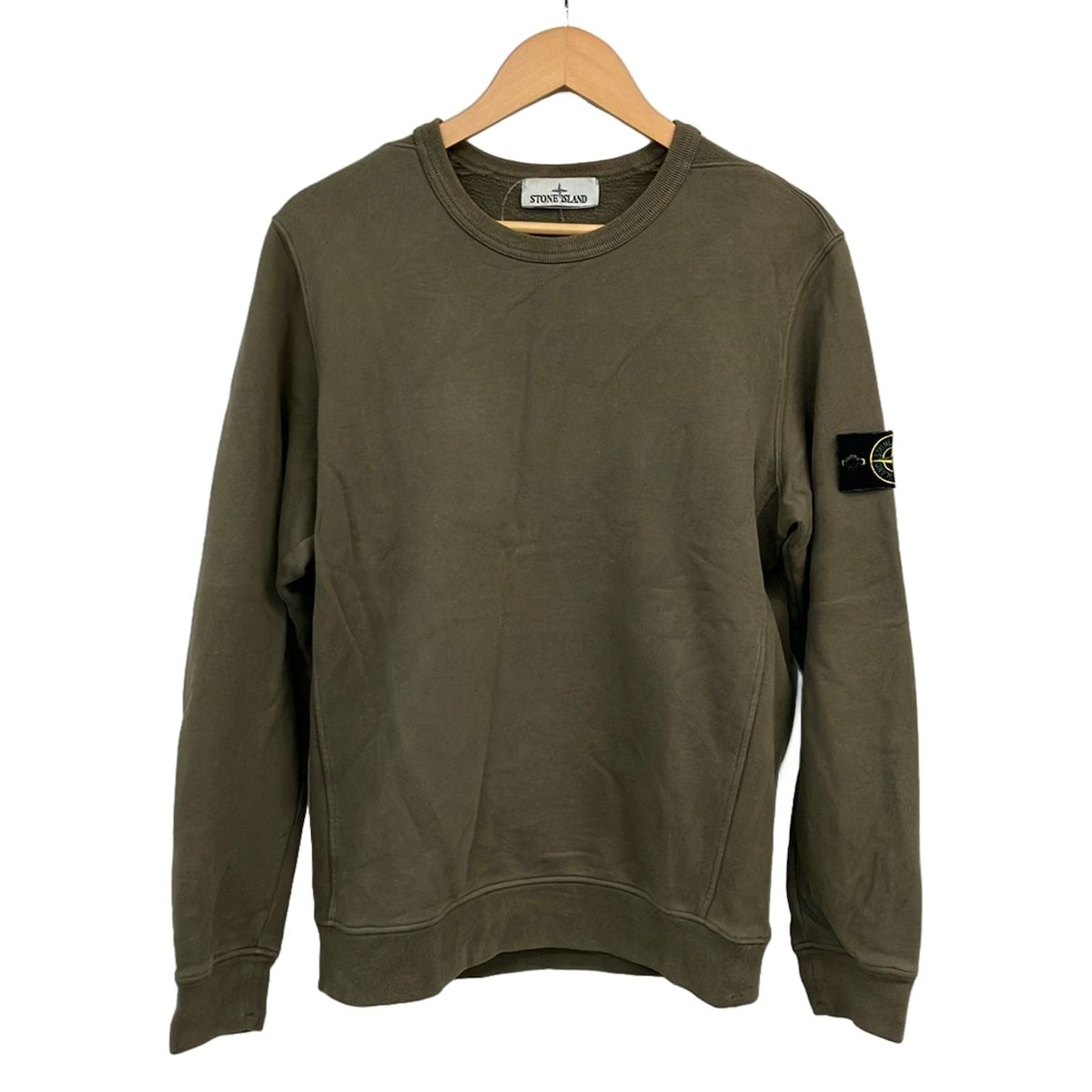STONE ISLAND(ストーンアイランド) トレーナー サイズM メンズ - カーキ 長袖