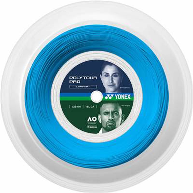 YONEX(ヨネックス) ポリツアープロ 125 硬式テニス ストリングス 硬式テニスストリングス PTP125R2、(002)ブルー