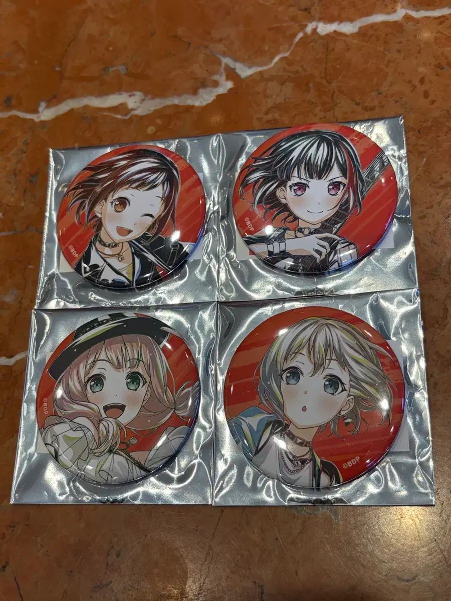 BanG Dream! アフターグロウ Afterglow 缶バッジ 蘭 モカ ひまり
