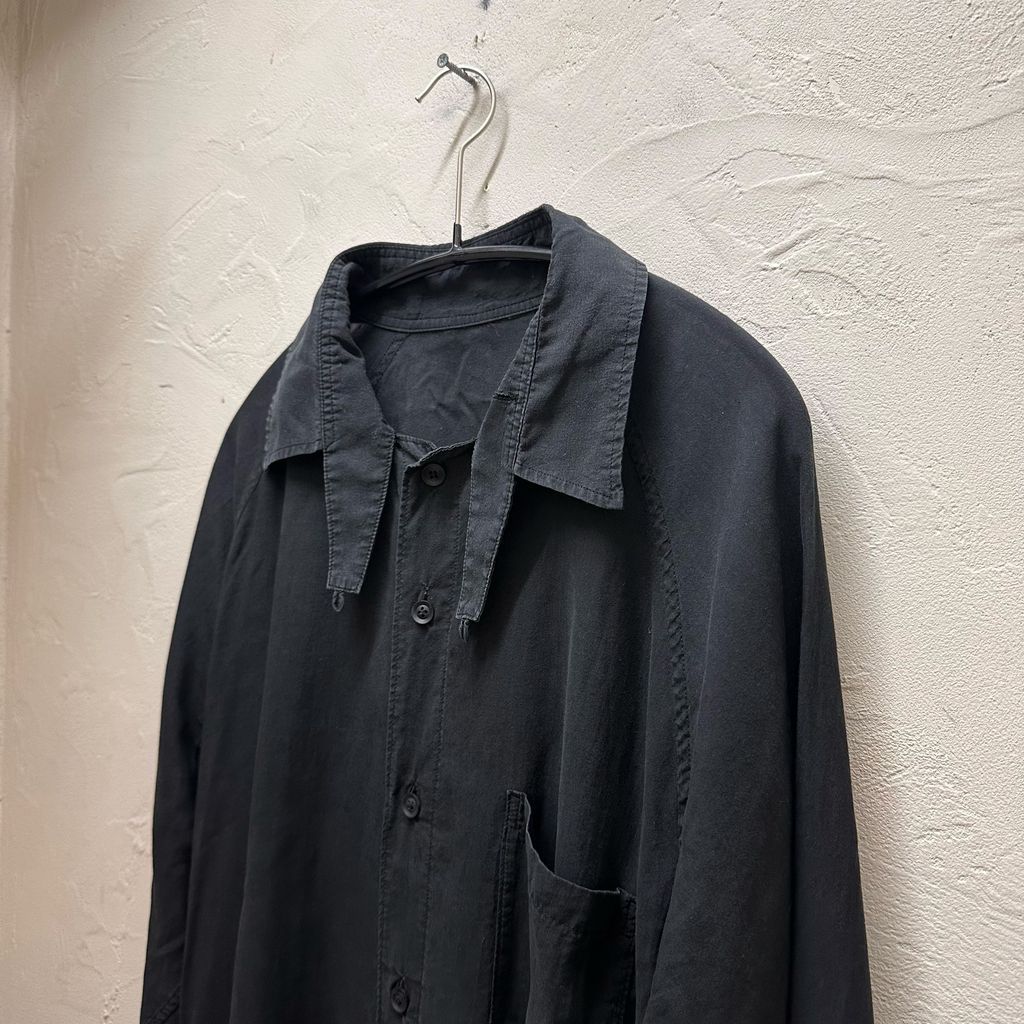 Yohji Yamamoto Pour HOMME ヨウジヤマモトプールオム See-through Long Shirt 長袖シャツ HS-B56-216-1-3 ブラック Size:-【代官山B05】
