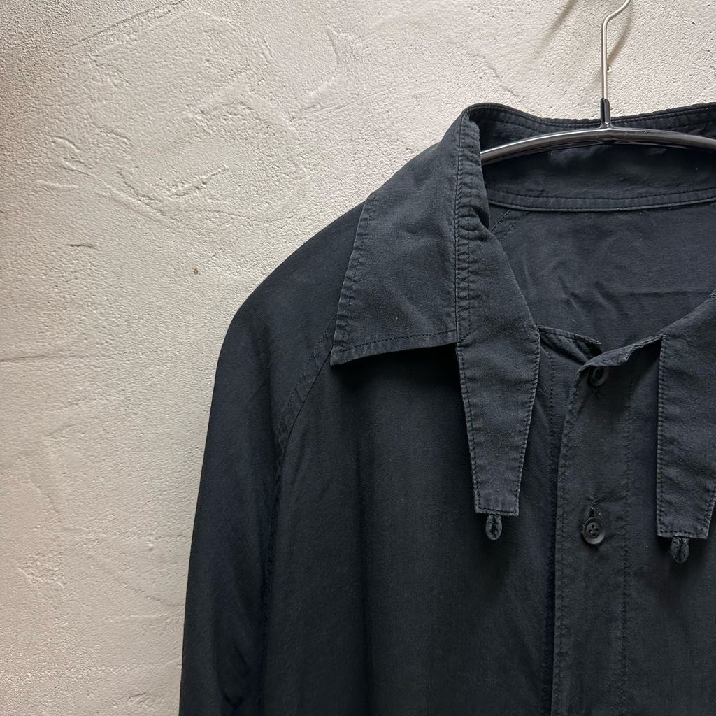 Yohji Yamamoto Pour HOMME ヨウジヤマモトプールオム See-through Long Shirt 長袖シャツ HS-B56-216-1-3 ブラック Size:-【代官山B05】