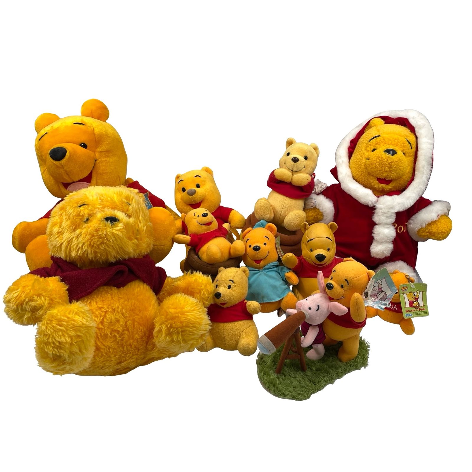 新品　美品　プーさん　ぬいぐるみ　セット まとめ売り】おもちゃセット プーさんぬいぐるみ すみっコぐらし