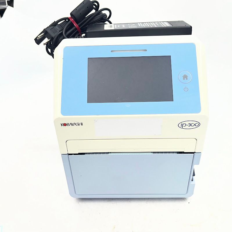 【中古】KOBAYASHI 　ラベル・リストバンドプリンタ 　IP300　動作確認済み　使用250m　SATOOEM　HC4-LX TT203