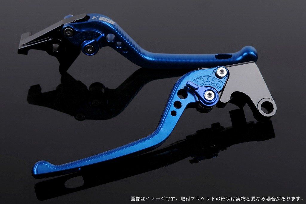 新品 SSK スピードラ アジャストレバーセット 3Dロング レバー本体カラー:ブルー アジャスターカラー:ブルー HONDA ADV150 KF38