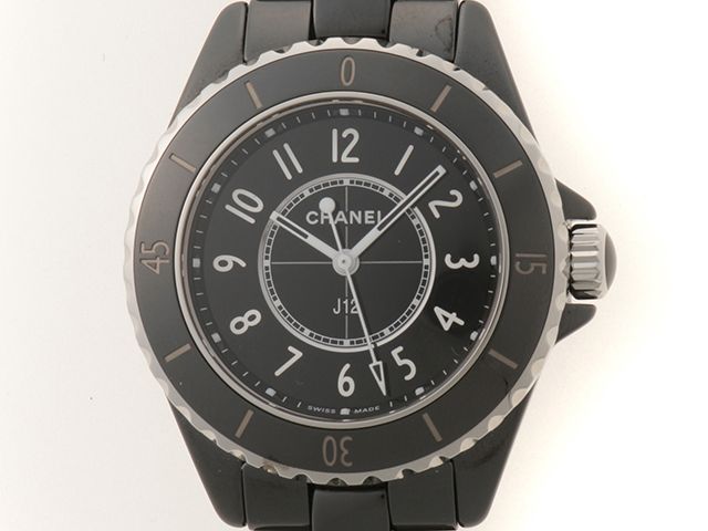CHANEL シャネル ウォッチ J12 CE/SS 時計 H5695 腕時計 ステンレススチール/セラミック ブラック レディース【中古】431