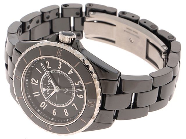 CHANEL シャネル ウォッチ J12 CE/SS 時計 H5695 腕時計 ステンレススチール/セラミック ブラック レディース【中古】431