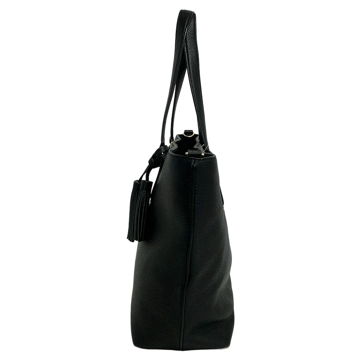 TORY BURCH(トリーバーチ) ショルダーバッグ - 黒 レザー TORY BURCH(トリーバーチ) ショルダーバッグ - 黒 レザー