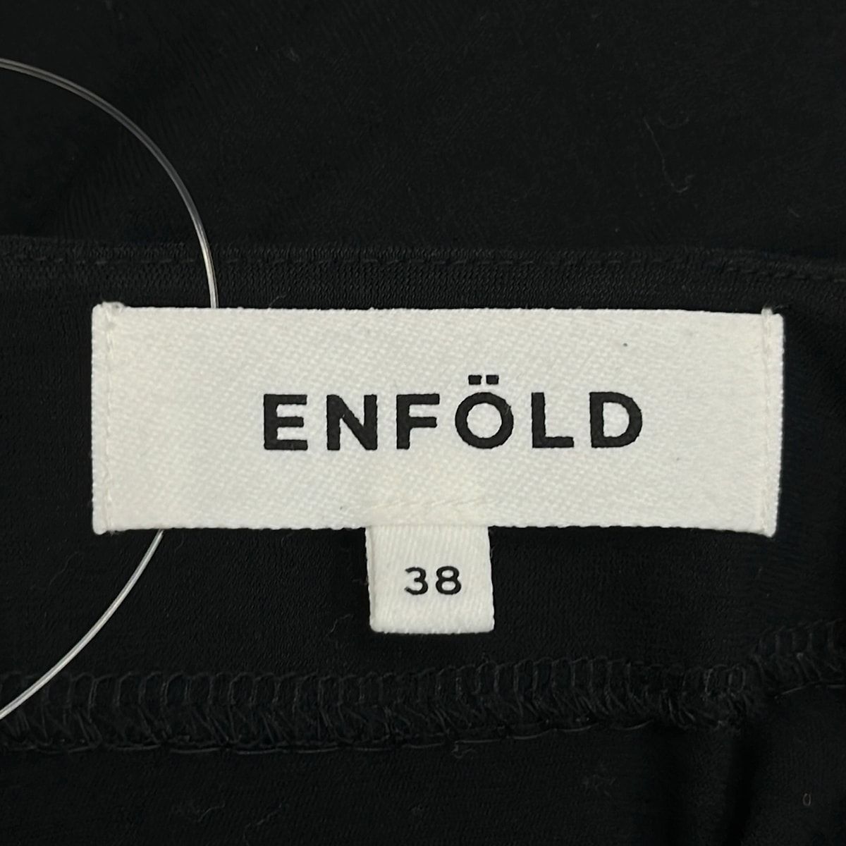ENFOLD(エンフォルド) カーディガン サイズ38 M レディース美品 - 黒 長袖/ロング丈 ENFOLD(エンフォルド) カーディガン サイズ38 M レディース美品 - 黒 長袖/ロング丈