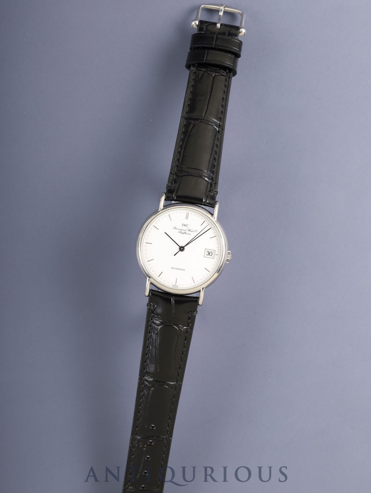 IWC ポートフィノ 3513-1 自動巻き Cal.C.37521 SS 革 純正ピンバックル（SS）ホワイト文字盤（SWISS表記）オーバーホール済み アイダブリュシー