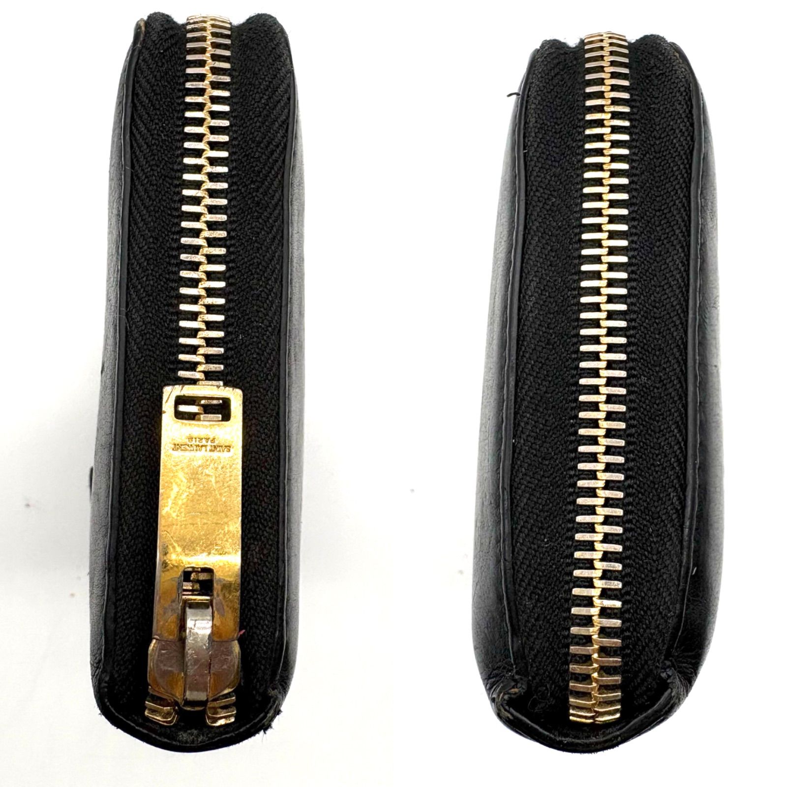 美品✨】YVES SAINT LAURENT YSL Cassandra Round Zip Long Wallet