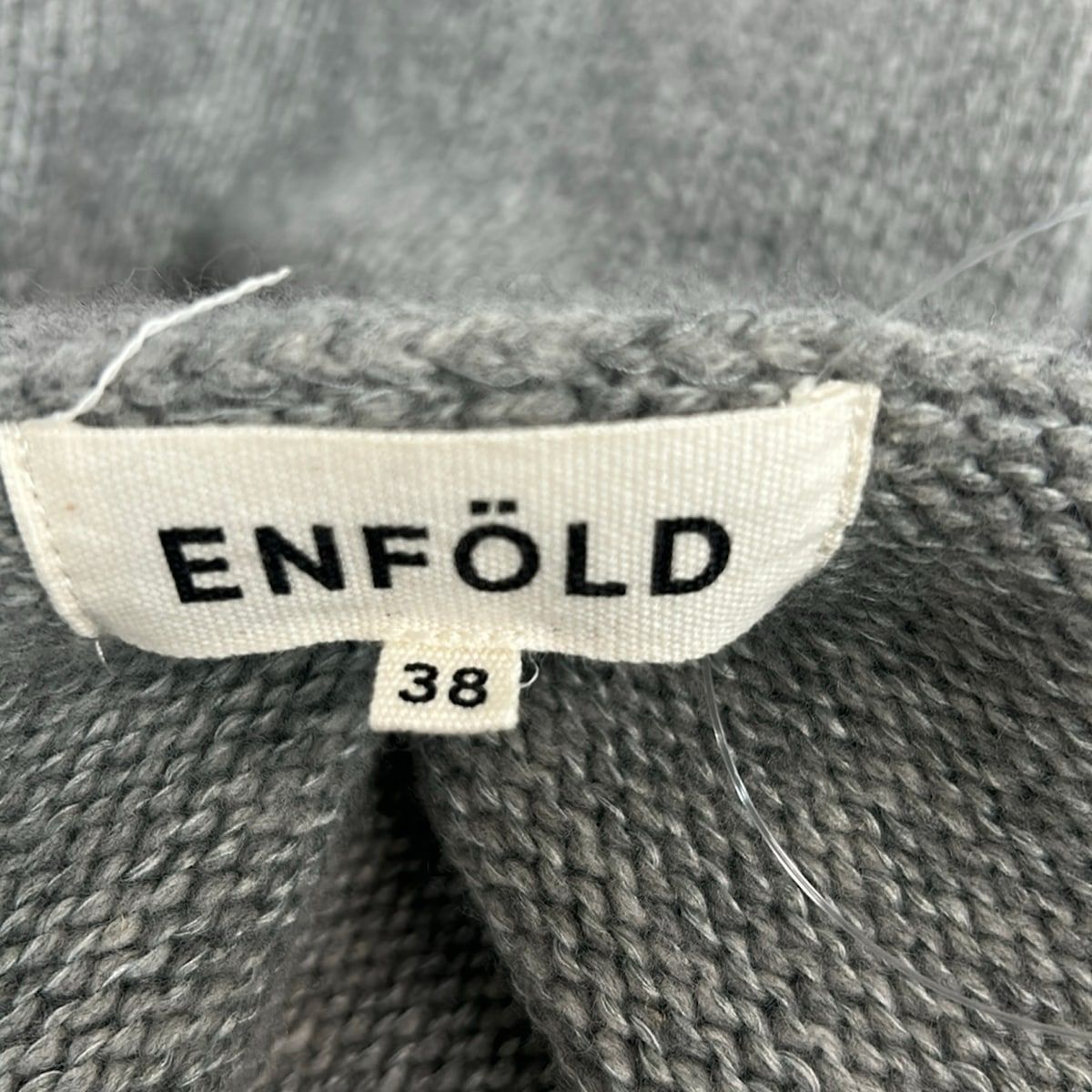ENFOLD(エンフォルド) カーディガン サイズ38 M レディース - グレー 長袖