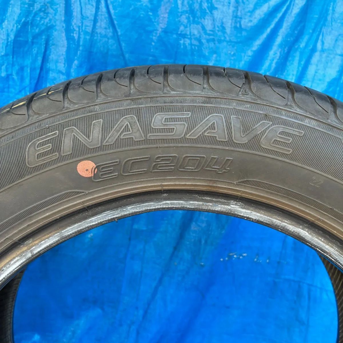 4118) 185/60R15 84H DUNLOP ENASAVE EC204 2022年製 4本 中古品 