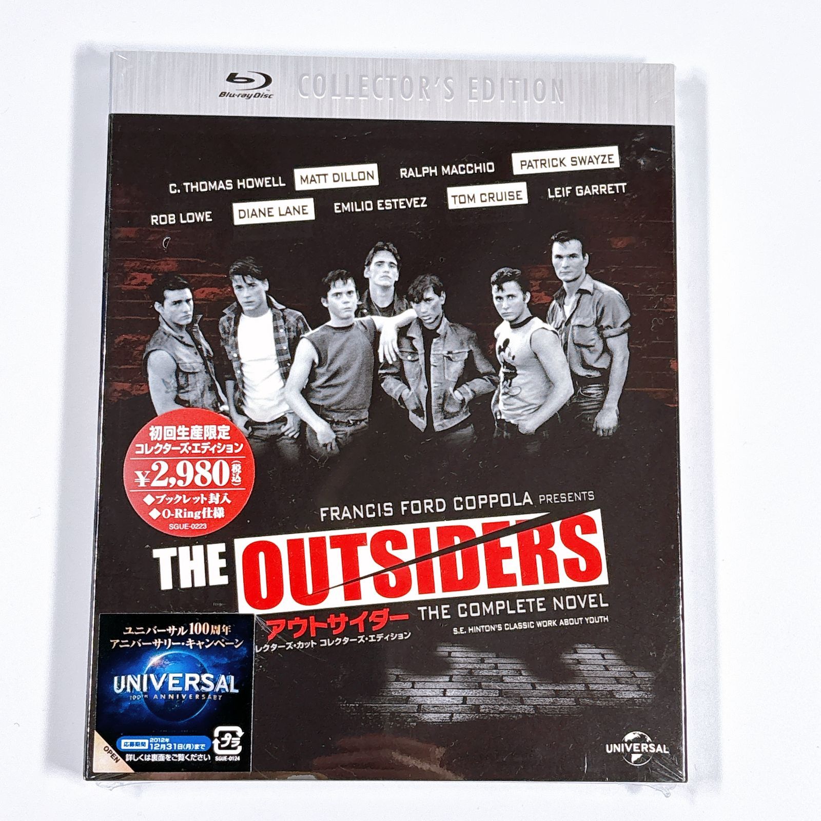 新品 アウトサイダー ディレクターズ・カット コレクターズ・エディション初回生産限定版ブルーレイ THE OUTSIDERS