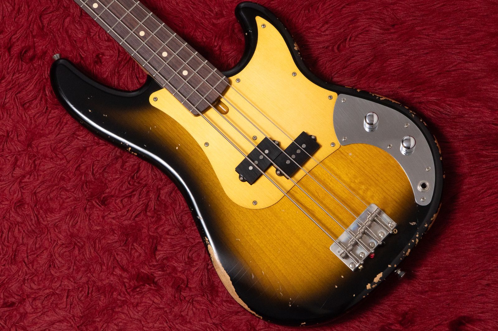 【new】Tsubasa Guitar Workshop / The Earth Gold Anodized 2TS Heavy Aged 3.735kg #0712【GIB横浜】エレキベース
