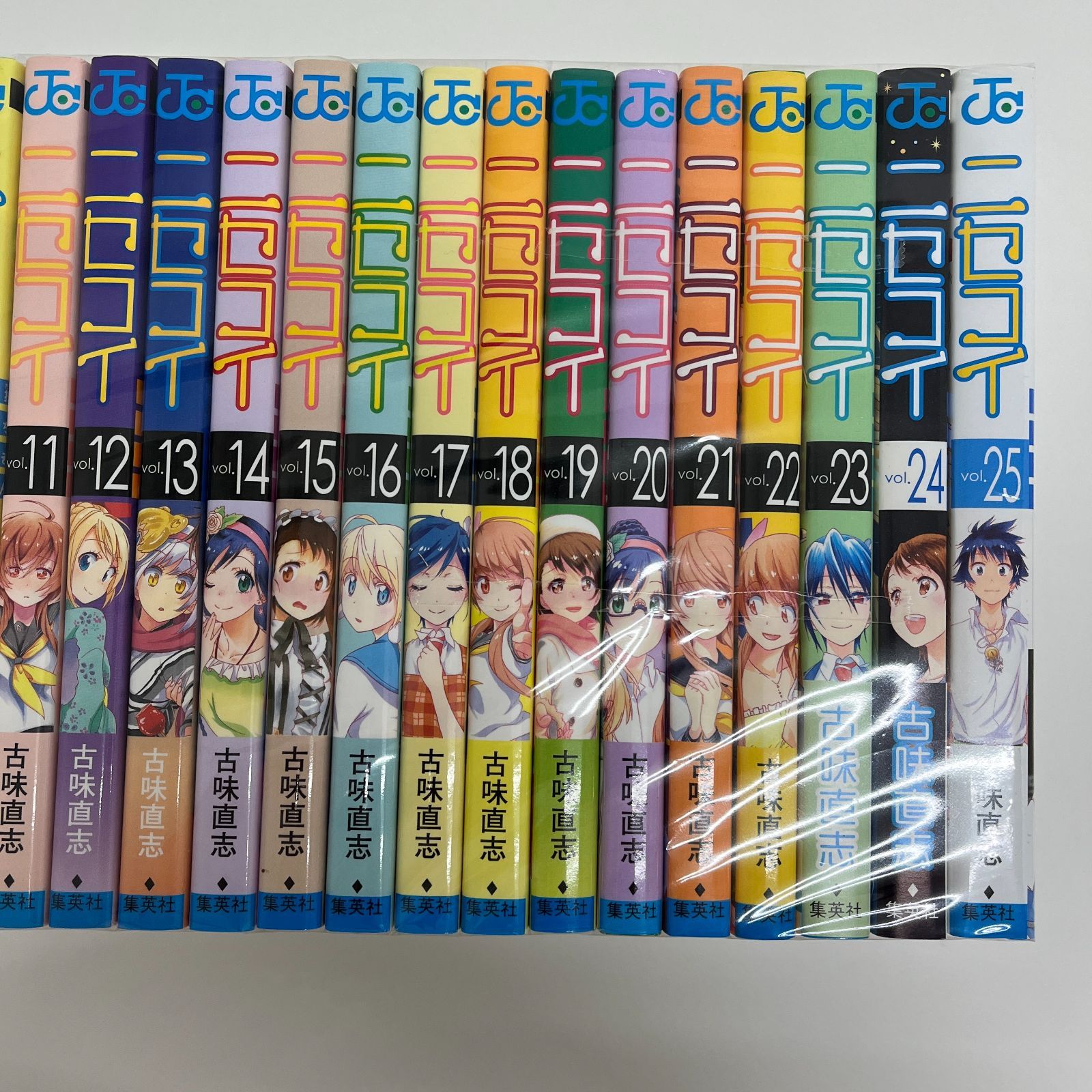 N005[08]Y4756(セットコミック) ニセコイ 1~25巻 セット やや傷や汚れ