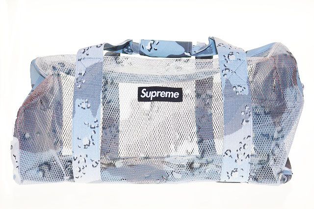 Supreme ボストンバッグ カモ メッシュ シュプリーム SUPREME MESH DRUM BOSTON メッシュ ボストン バッグ