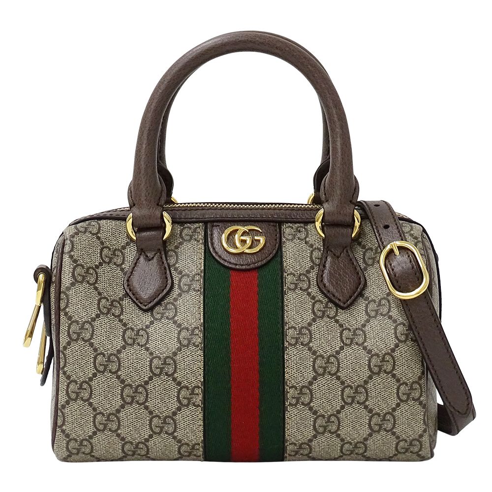 グッチ GUCCI バッグ レディース ブランド ハンドバッグ ショルダーバッグ 2way オフィディア GGスプリーム ベージュ ブラウン 772053 ミニバッグ 小さめ おしゃれ 【中古】