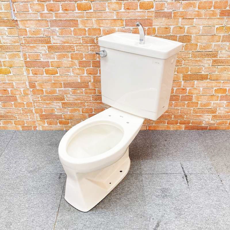 �
2000
�中古品】【美品】 TOTO トイレ 洋式便器 (床下排水) 「C720R」 排水芯380mm とタンク「S721B」のセット #アイボリー 25E