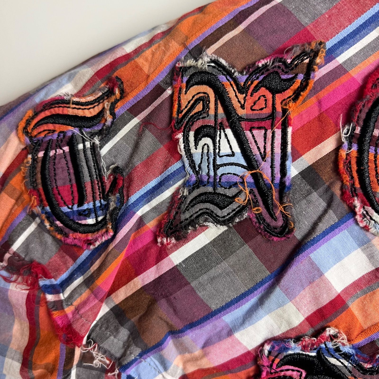 291295 HOMME 00s y2k archive patch Western shirts 2 291295オム