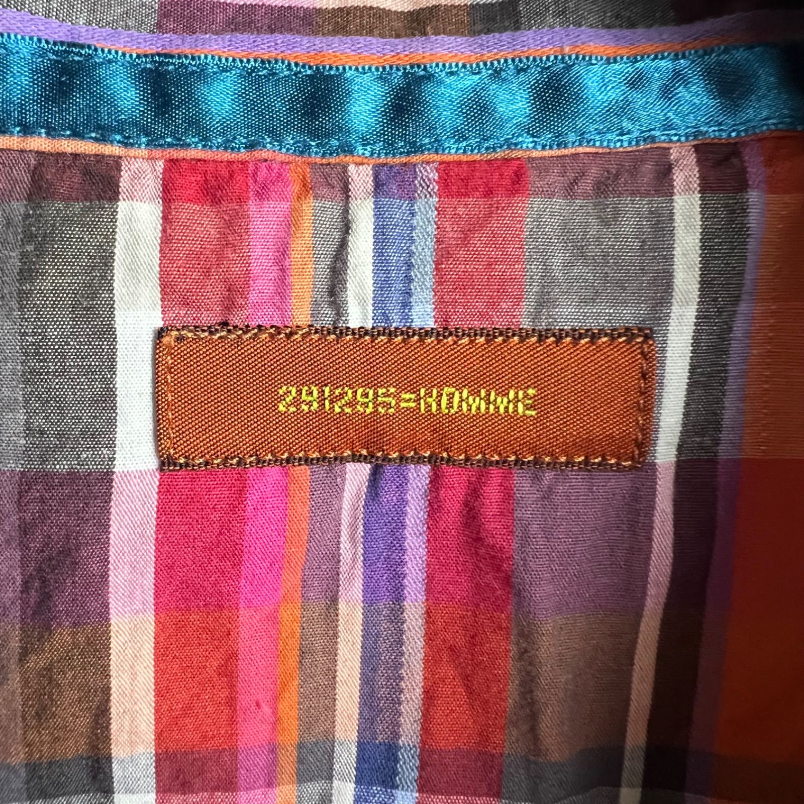 291295 HOMME 00s y2k archive patch Western shirts 2 291295オム