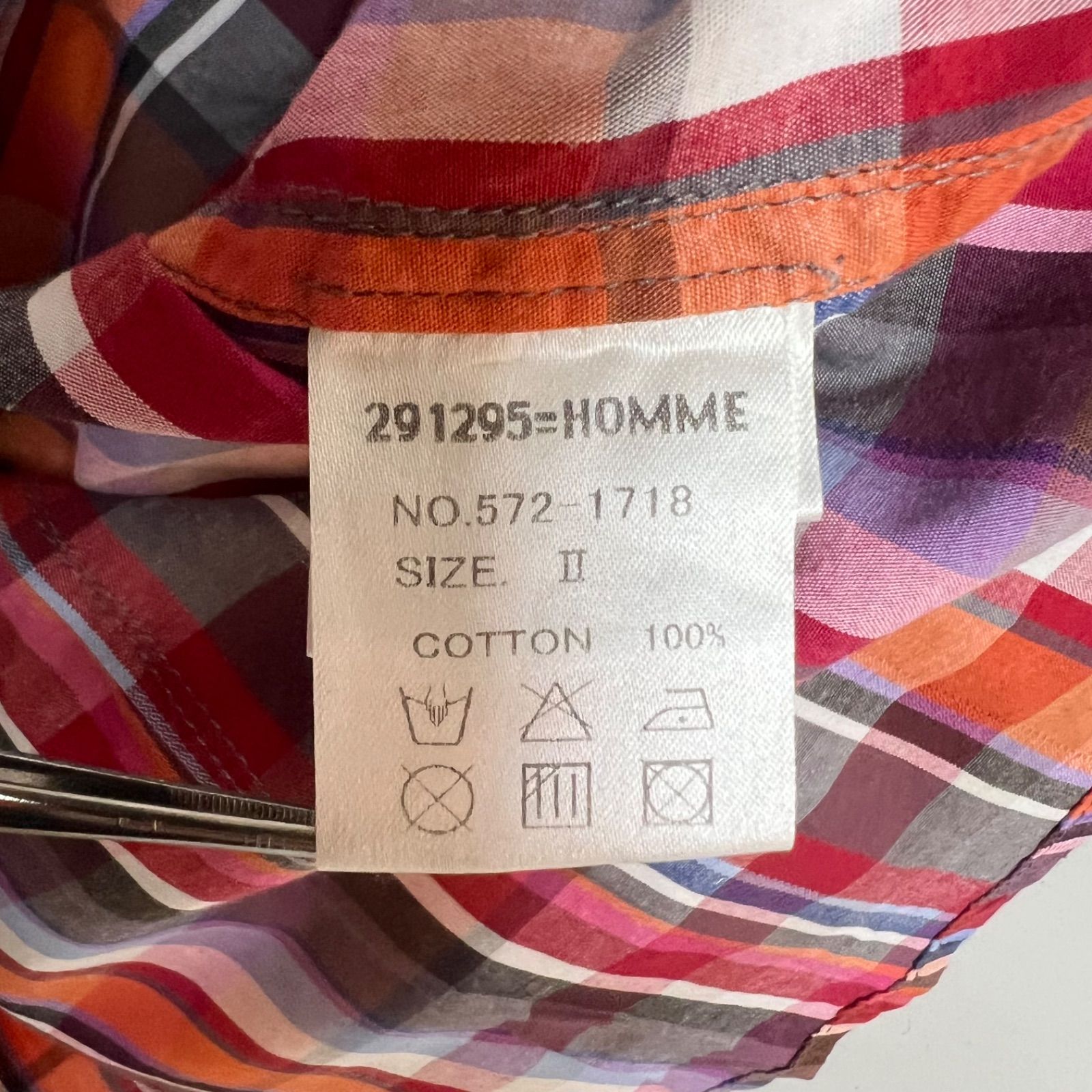291295 HOMME 00s y2k archive patch Western shirts 2 291295オム