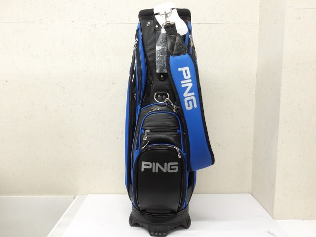 中古】キャディバッグ ピン PING CB-U2504 ブルー 0キャディバッグ