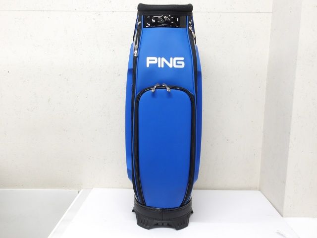 中古】キャディバッグ ピン PING CB-U2504 ブルー 0キャディバッグ