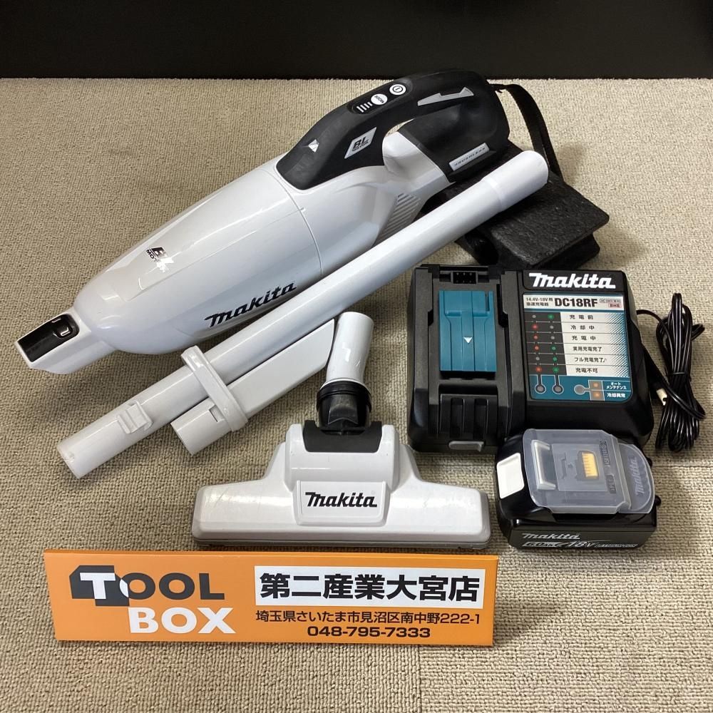 【中古】makita/マキタ CL284FDZW 18V充電式クリーナ 【未使用 充電器+バッテリ付】【203】