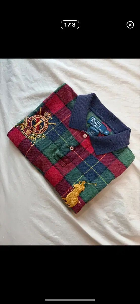 ポロ チェック パータン カラーTシャツ チーフキープ