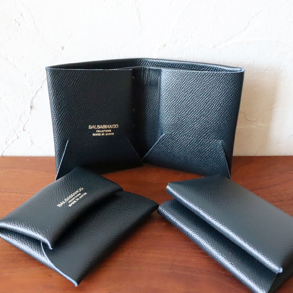 NOBLESSA Navy 3点セット ハンドメイド 本革 ntn9161