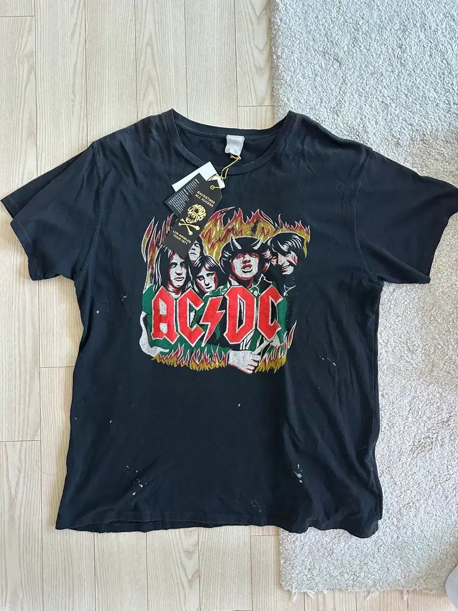 XL メイドONE AC/DC ヴィンテージ Tシャツ
