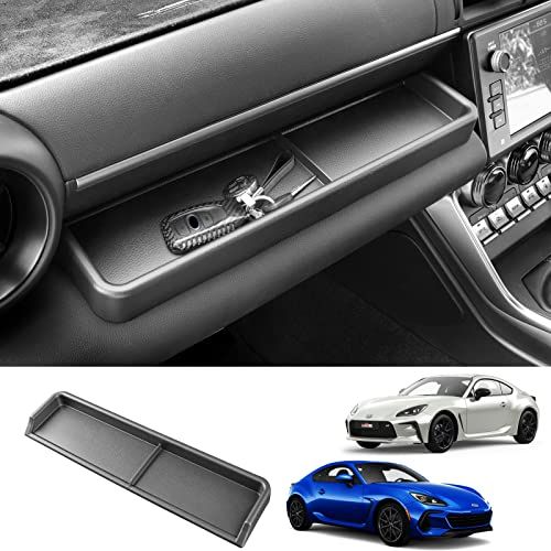 KUNGKIC トヨタ GR86 ZN8 スバル BRZ ZD8 2025 2024 2023 2022 2021 適用 グローブボックス 収納 副操縦士収納ボックス ダッシュボード収納 小物入れ カスタム 内装パーツ 装飾フレーム 車種専用 4f8d6000