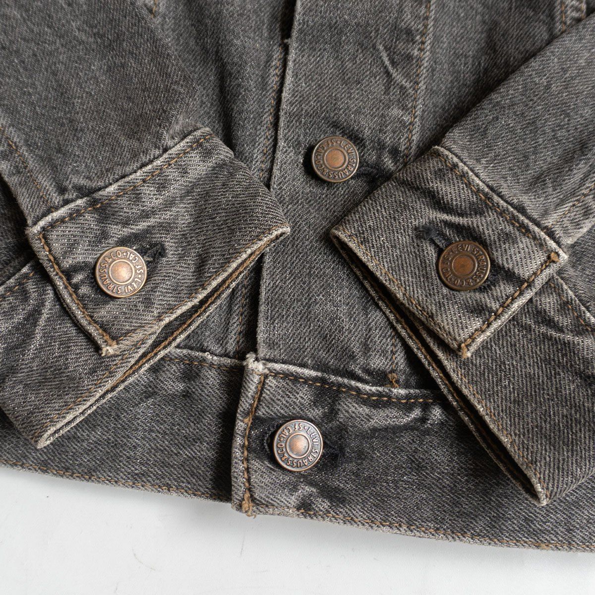 雰囲気抜群/90s】 LEVI'S 【70505-0257/先染めブラックデニム
