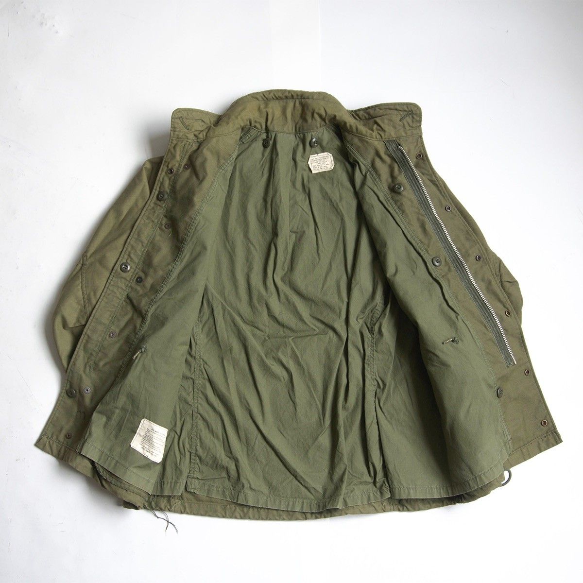 60S/アルミジップ】US ARMY【M-65 2nd フィールドジャケット】SMALL