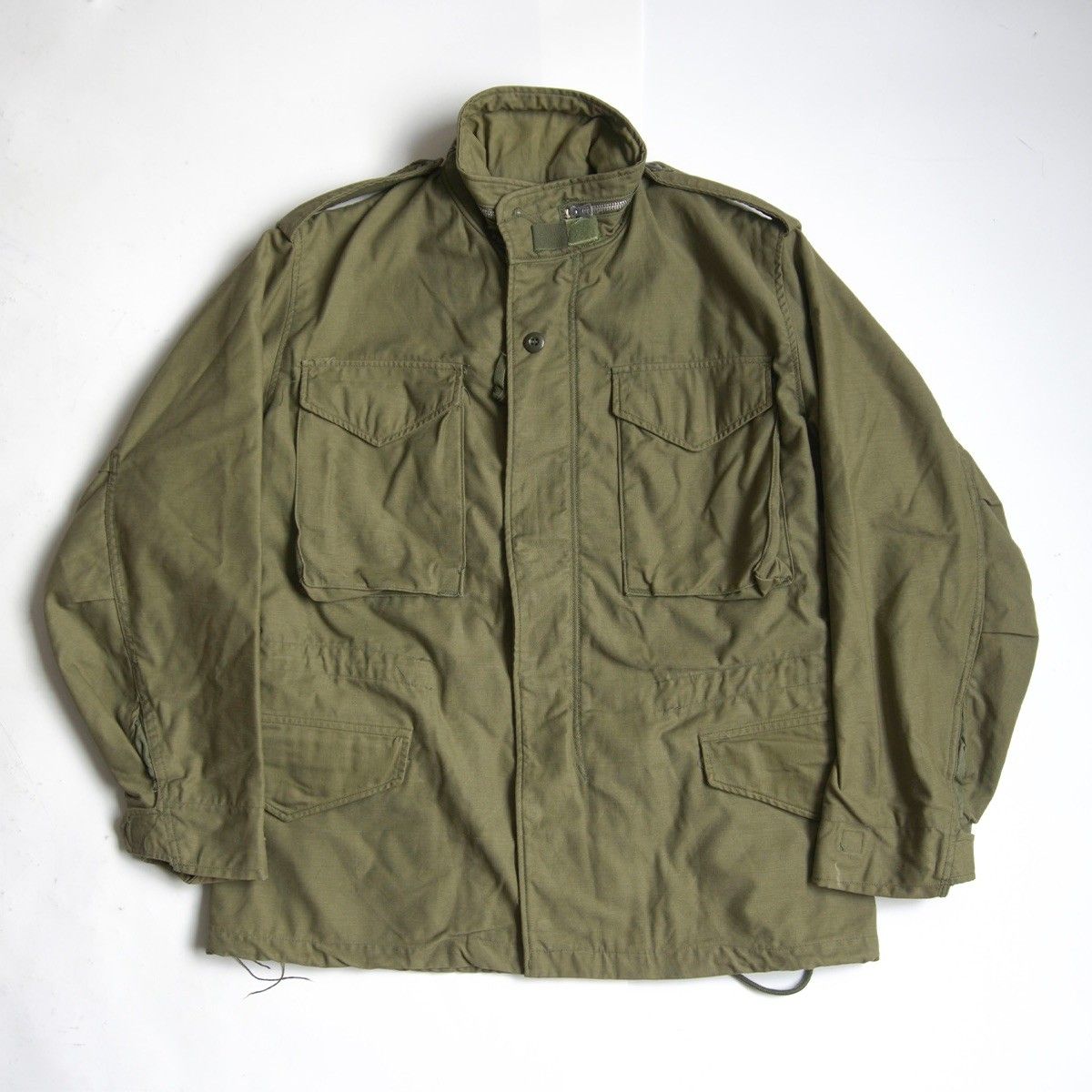 60S/アルミジップ】US ARMY【M-65 2nd フィールドジャケット】SMALL